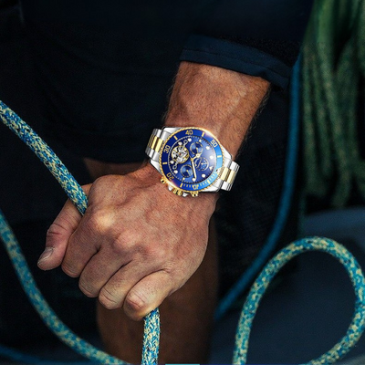 Jasper | Automatisch Tourbillon-polshorloge van Roestvrij Staal met Kalenderfunctie 1