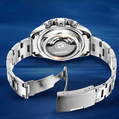 Jasper | Automatisch Tourbillon-polshorloge van Roestvrij Staal met Kalenderfunctie 4