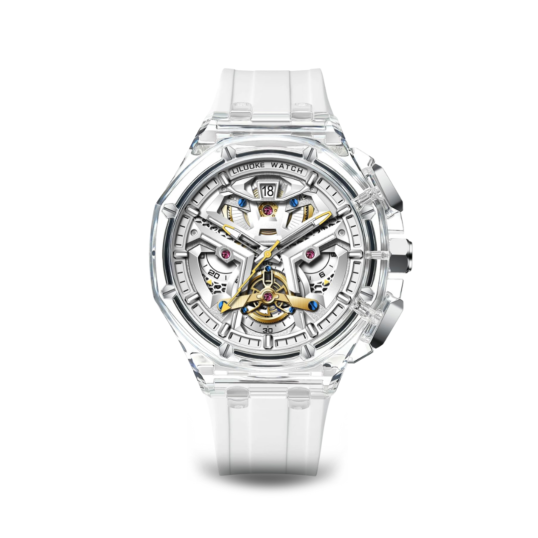 Jasper | Automatisch Uurwerk Horloge met Robuuste Roestvrijstalen Kast 0