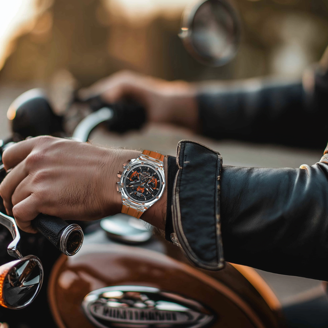 Jasper | Automatisch Uurwerk Horloge met Robuuste Roestvrijstalen Kast 3