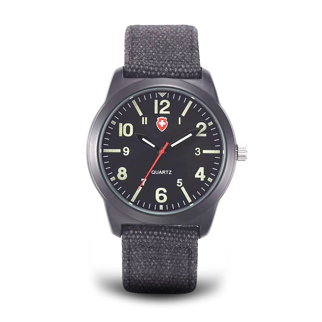 Jasper | Casual Buitensporthorloge met Geweven Canvas Band 10
