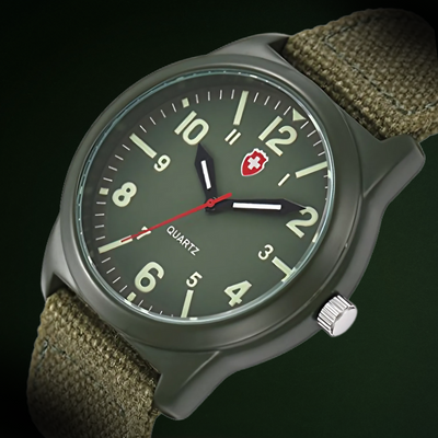 Jasper | Casual Buitensporthorloge met Geweven Canvas Band 2