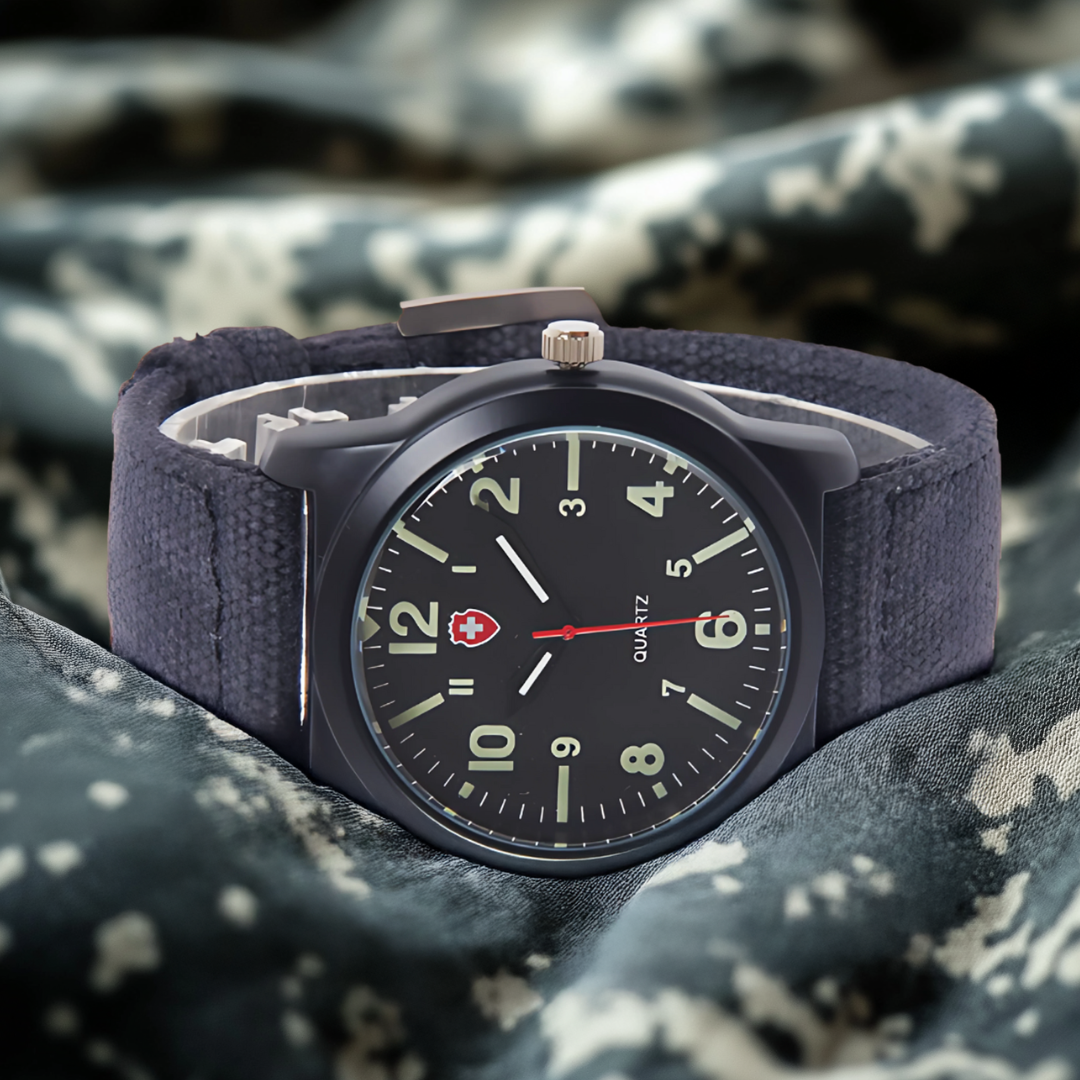 Jasper | Casual Buitensporthorloge met Geweven Canvas Band 5