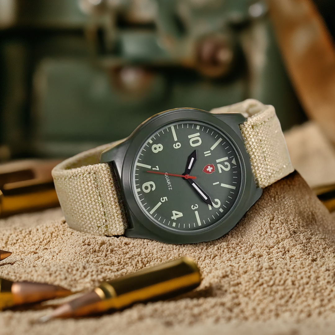 Jasper | Casual Buitensporthorloge met Geweven Canvas Band 6