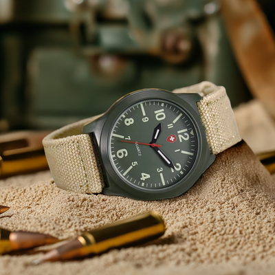 Jasper | Casual Buitensporthorloge met Geweven Canvas Band 6