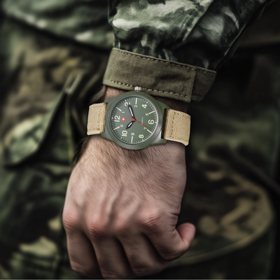 Jasper | Casual Buitensporthorloge met Geweven Canvas Band 7