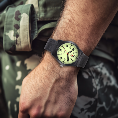 Jasper | Casual Buitensporthorloge met Geweven Canvas Band 8