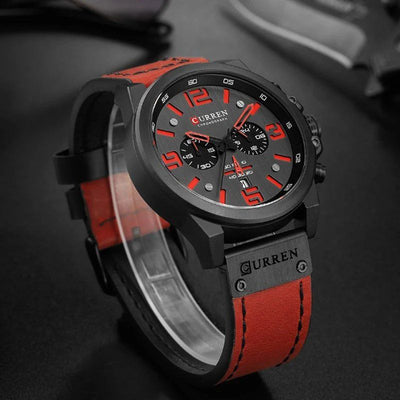 Jasper | Casual Quartz Horloge met Leren Band en Chronograaffunctie 5
