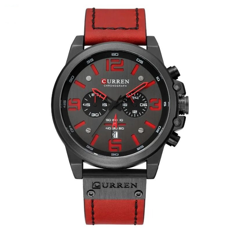 Jasper | Casual Quartz Horloge met Leren Band en Chronograaffunctie 7