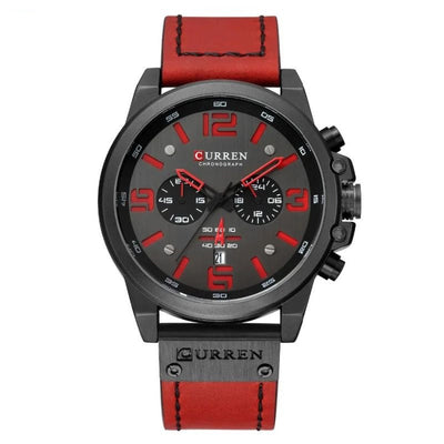 Jasper | Casual Quartz Horloge met Leren Band en Chronograaffunctie 7