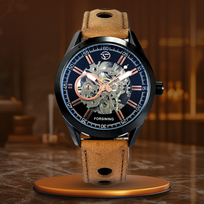 Jasper | Casual Sportautomatisch Horloge met Skeletontwerp 0