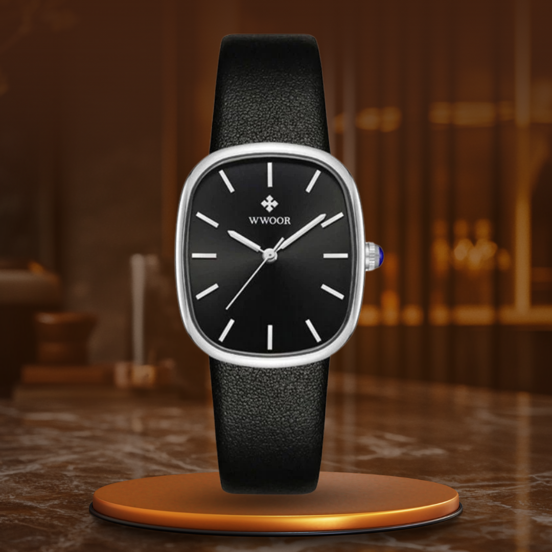 Jasper | Elegant Quartz Horloge met Leren Band 10