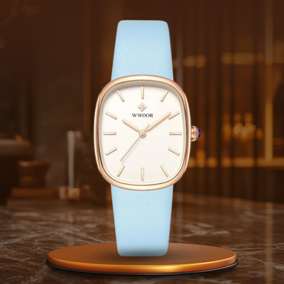 Jasper | Elegant Quartz Horloge met Leren Band 12