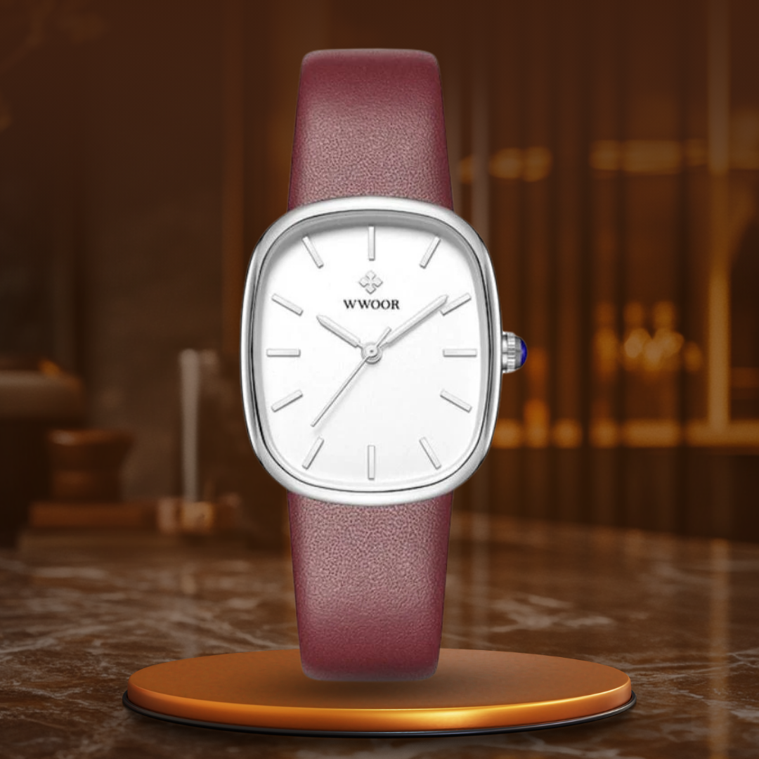 Jasper | Elegant Quartz Horloge met Leren Band 13