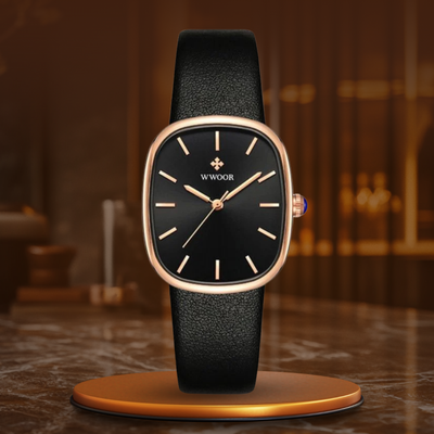 Jasper | Elegant Quartz Horloge met Leren Band 14