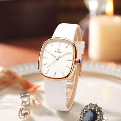 Jasper | Elegant Quartz Horloge met Leren Band 2