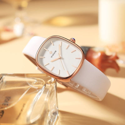 Jasper | Elegant Quartz Horloge met Leren Band 4