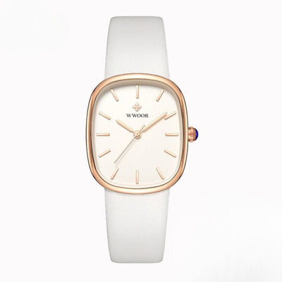 Jasper | Elegant Quartz Horloge met Leren Band 6