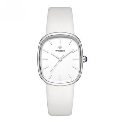 Jasper | Elegant Quartz Horloge met Leren Band 8
