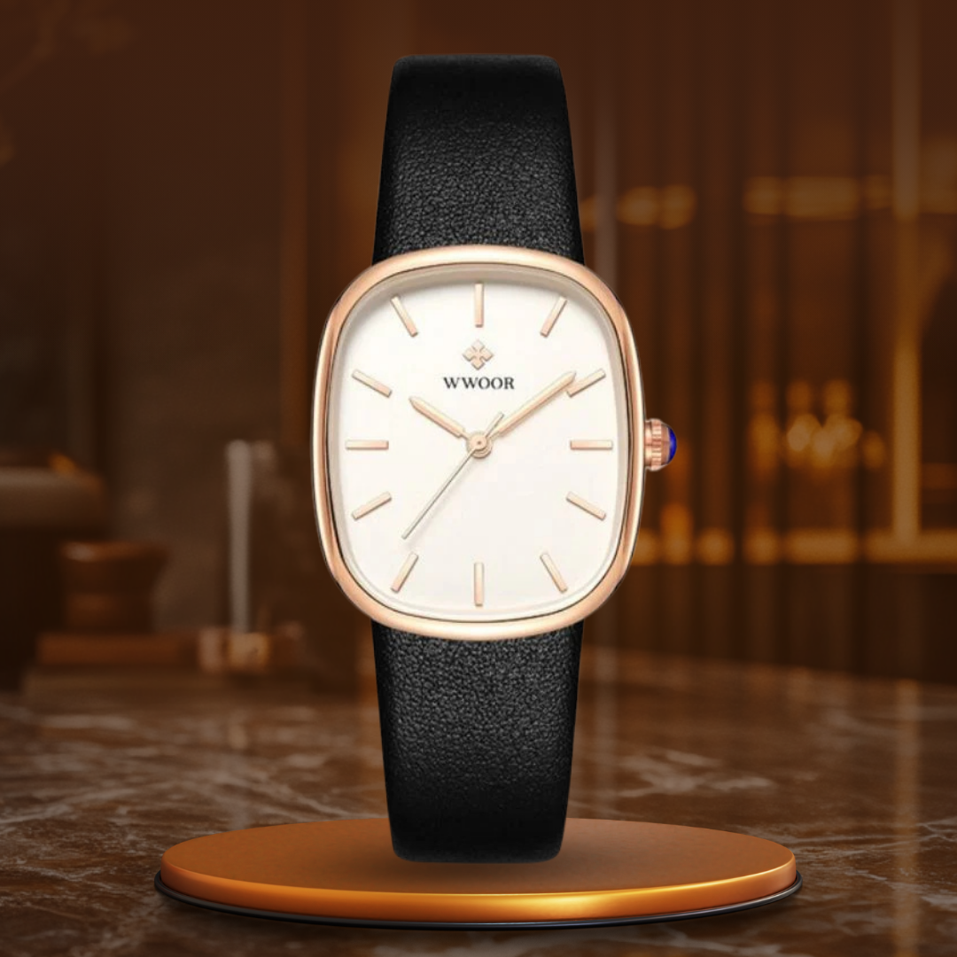 Jasper | Elegant Quartz Horloge met Leren Band 9