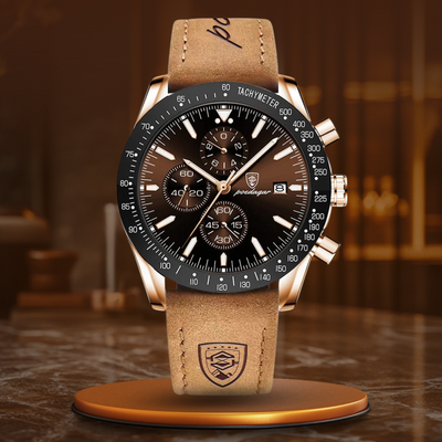 Jasper | Lichtgevend Chronograafhorloge met Datum en Kwarts Uurwerk 0