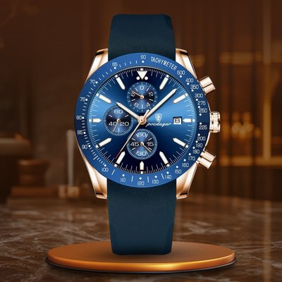 Jasper | Lichtgevend Chronograafhorloge met Datum en Kwarts Uurwerk 10