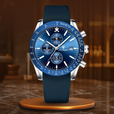 Jasper | Lichtgevend Chronograafhorloge met Datum en Kwarts Uurwerk 13