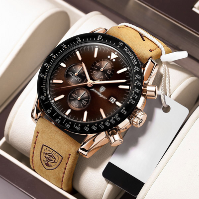 Jasper | Lichtgevend Chronograafhorloge met Datum en Kwarts Uurwerk 1