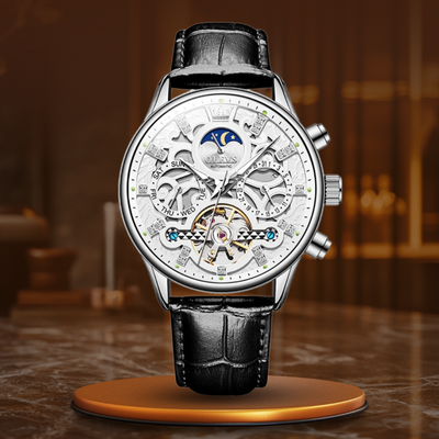 Jasper | Mechanisch Automatisch Horloge Met Leren Band 11