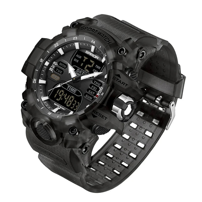 Jasper | Militair Buitensporthorloge met Dubbel Displaysysteem en Waterdichtheid 50M 10