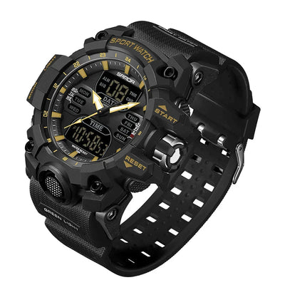 Jasper | Militair Buitensporthorloge met Dubbel Displaysysteem en Waterdichtheid 50M 11