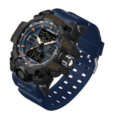 Jasper | Militair Buitensporthorloge met Dubbel Displaysysteem en Waterdichtheid 50M 14