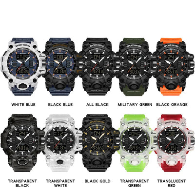 Jasper | Militair Buitensporthorloge met Dubbel Displaysysteem en Waterdichtheid 50M 6