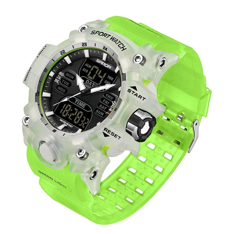 Jasper | Militair Buitensporthorloge met Dubbel Displaysysteem en Waterdichtheid 50M 8