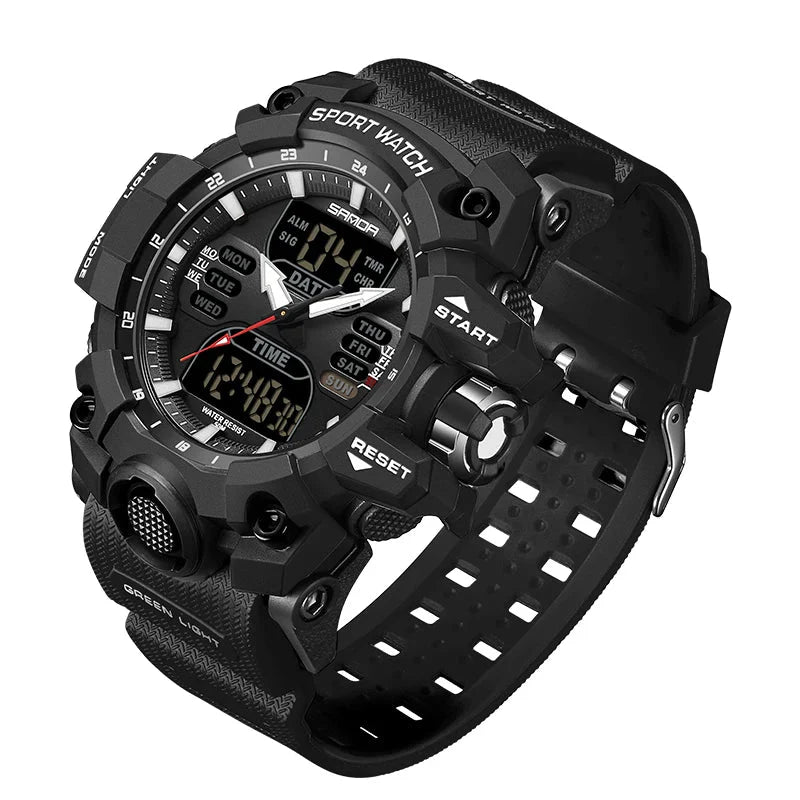 Jasper | Militair Buitensporthorloge met Dubbel Displaysysteem en Waterdichtheid 50M 9