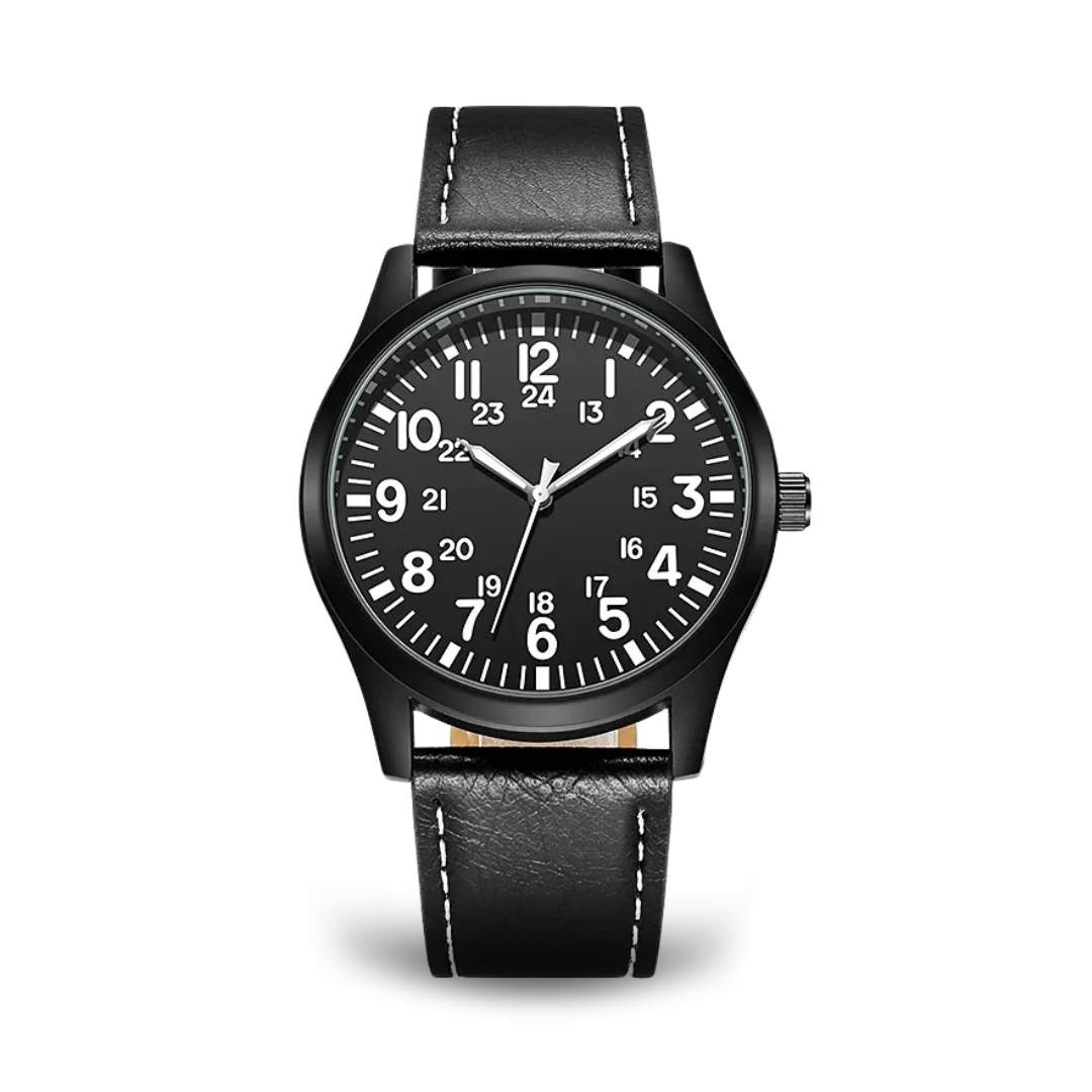 Jasper | Militair Horloge met 24-Uursweergave en Stoffen Band 11