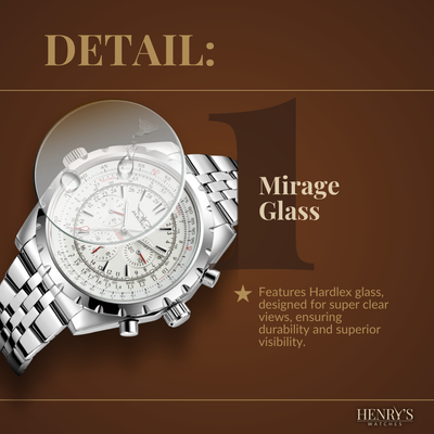 Jasper | Militair Mechanisch Horloge met Leren en Stalen Band 7
