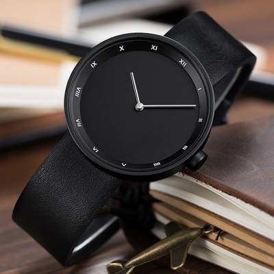 Jasper | Minimalistisch Kwartshorloge met PU-band en Waterdicht Uurwerk 1
