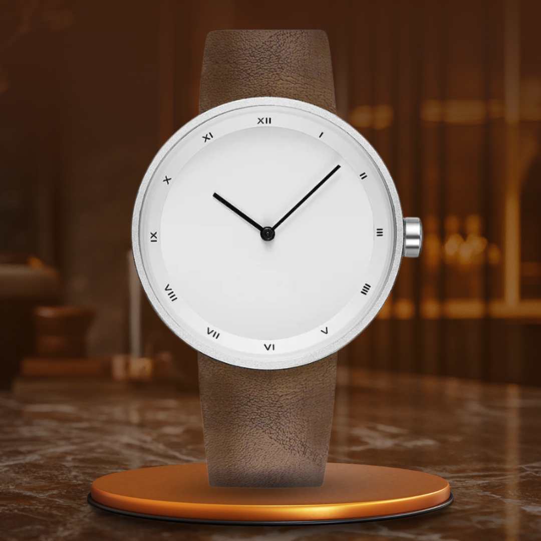 Jasper | Minimalistisch Kwartshorloge met PU-band en Waterdicht Uurwerk 9