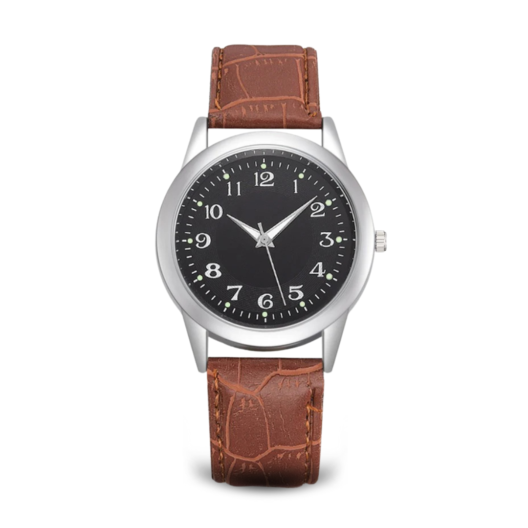 Jasper | Minimalistisch Roestvrijstalen Horloge met Leren Band 11