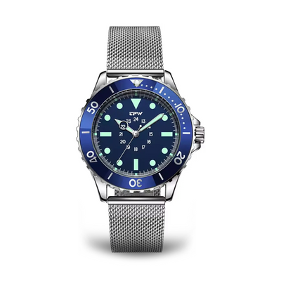 Jasper | Tactisch Duikerstijl Horloge met Stoffen Band en 24-Uurs Wijzerplaat 10