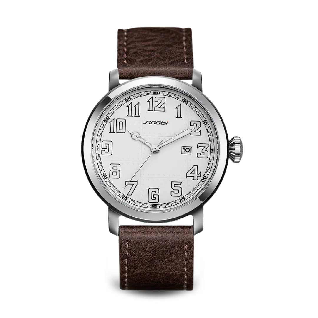 Joris | Automatisch Horloge Heren met Leren Band en Schokbestendigheid 0