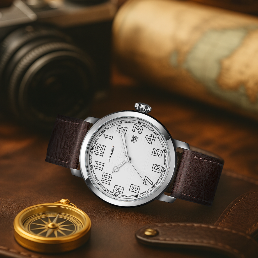 Joris | Automatisch Horloge Heren met Leren Band en Schokbestendigheid 1