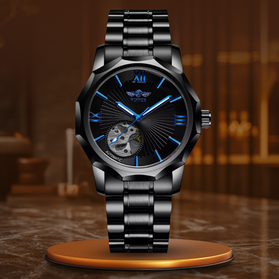 Joris | Automatisch Horloge met Transparante Skeletwijzerplaat 10