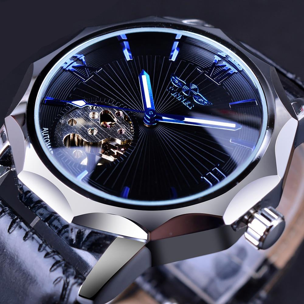 Joris | Automatisch Horloge met Transparante Skeletwijzerplaat 2