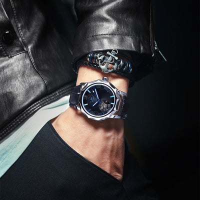 Joris | Automatisch Horloge met Transparante Skeletwijzerplaat 4