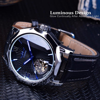 Joris | Automatisch Horloge met Transparante Skeletwijzerplaat 5