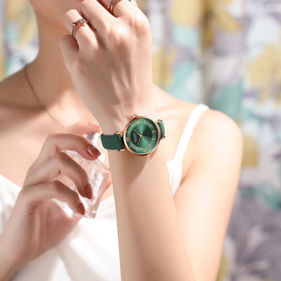 Joris | Dames Horloge Met Vegan Leren Band 4