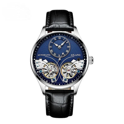 Joris | Dubbel Tourbillon mechanisch horloge met lichtgevende wijzers 8