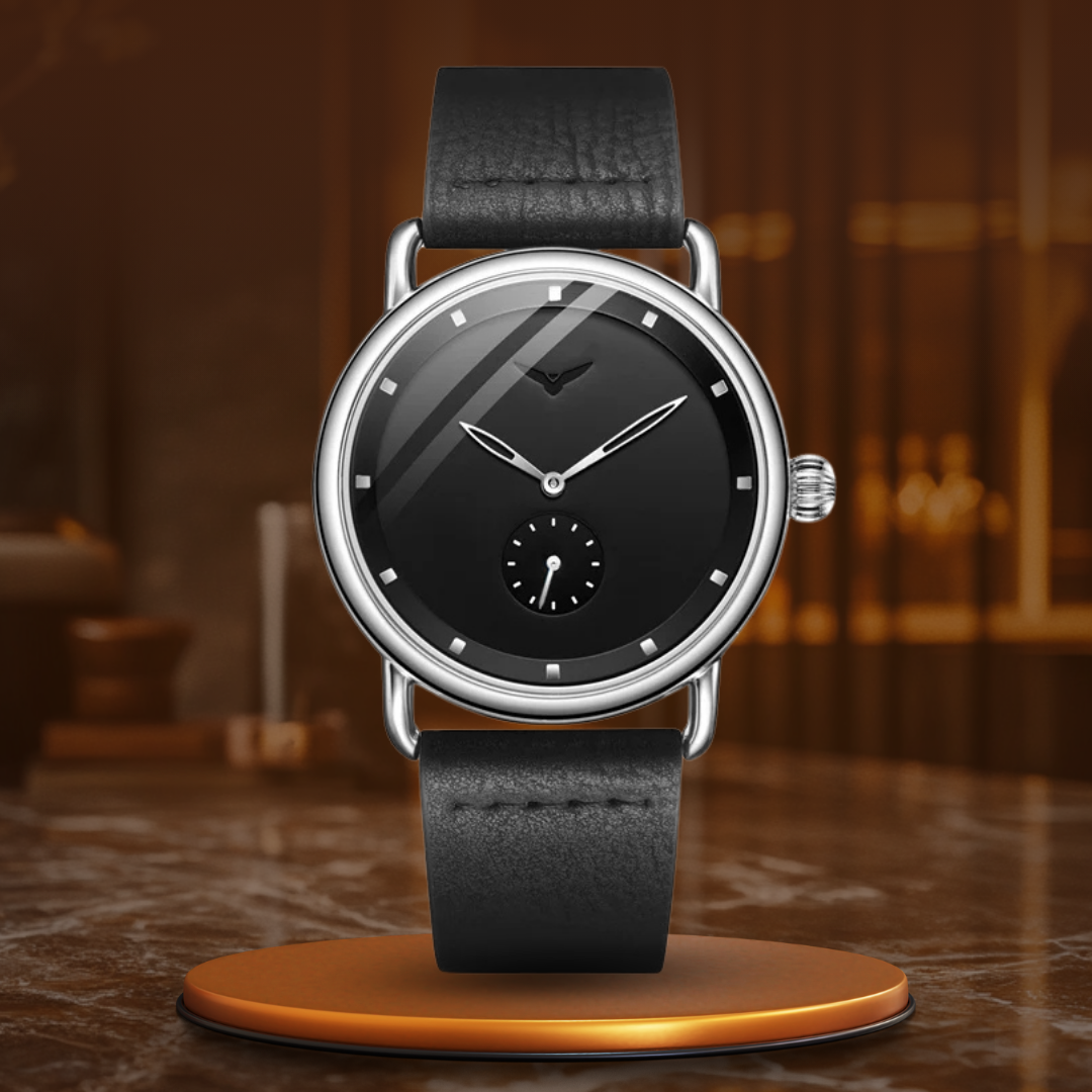 Joris | Klassiek Minimalistisch Horloge met Slanke Wijzerplaat en Kwartsuurwerk 13